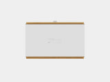 oakywood oak modular drawer with white base bottom view | oak, , white