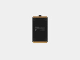 oakywood small oak modular drawer with black base bottom view | oak, , black