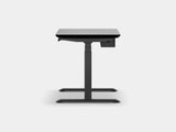 Oakywood Standing Desk Touch Bundle in oak Standing Desk with cable management | black, , black
