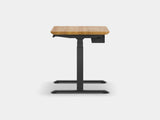Oakywood Des Touch Bundle in oak with black accents – complete ergonomic workspace with Standing Desk Touch and desk accessories | oak, , black