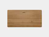 Oakywood Des Touch Bundle in oak Standing Desk with grommet | oak, ,