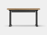 Oakywood Des Touch Bundle in oak Standing Desk with cable management | oak, , black