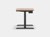 Oakywood Standing Desk Touch Bundle in oak Standing Desk with cable management | oak veneer, , black