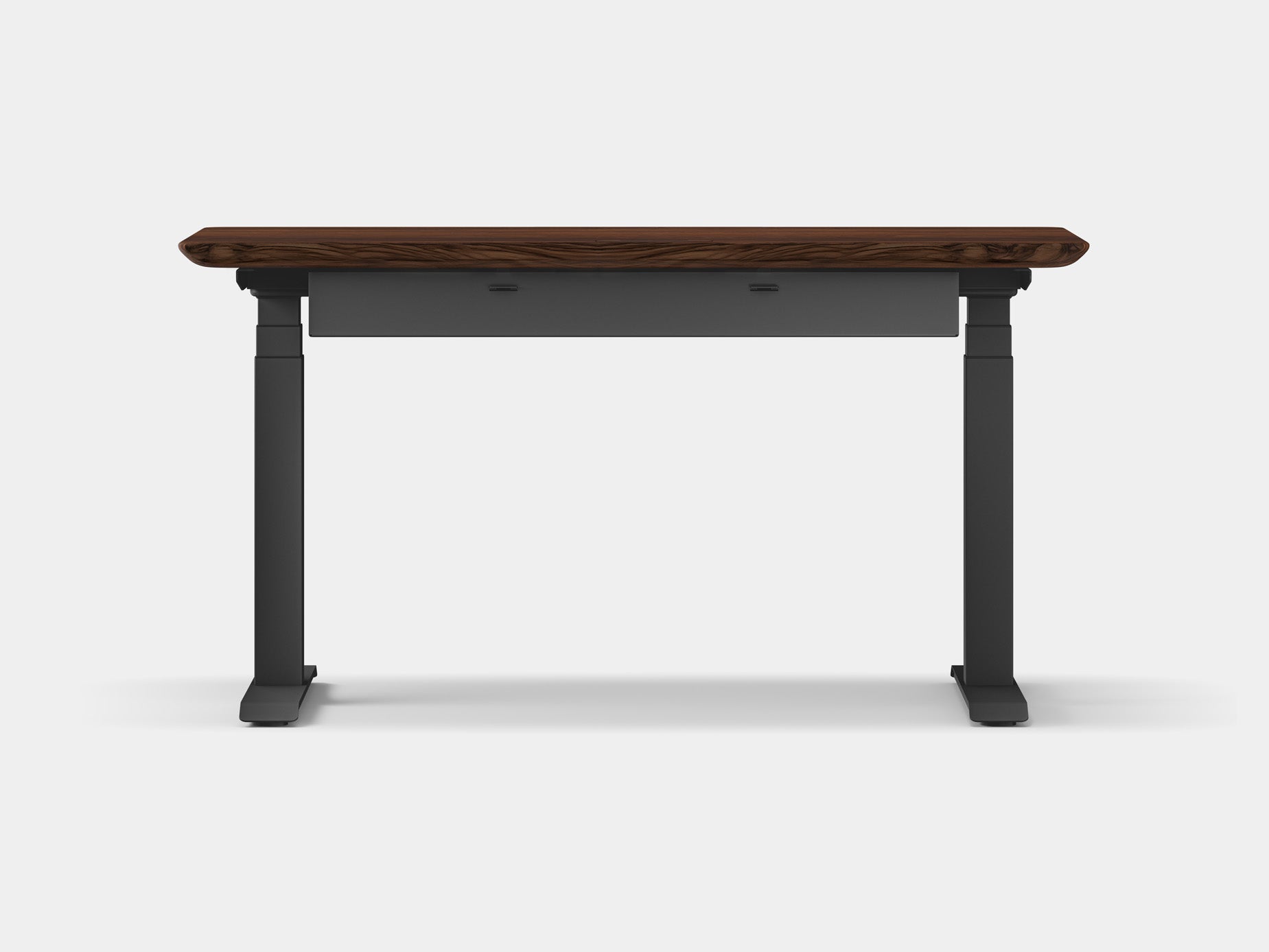 Oakywood Des Touch Bundle in oak Standing Desk with cable management | walnut, , black
