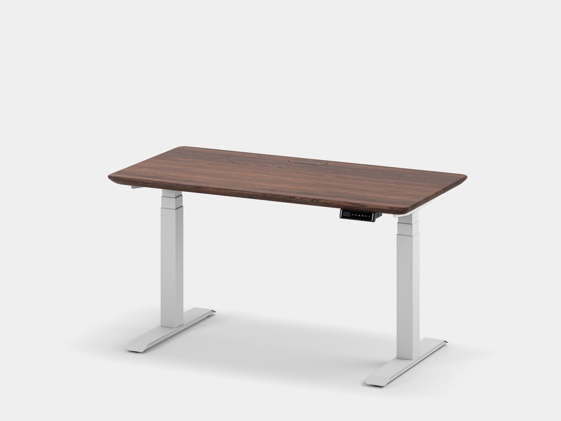 Oakywood Standing Desk Touch Bundle in oak Standing Desk with cable management | walnut, , white