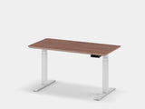 Oakywood Standing Desk Touch Bundle in oak Standing Desk with cable management | walnut veneer, , white
