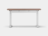 Oakywood Standing Desk Touch Bundle in oak Standing Desk with cable management | walnut veneer, , white