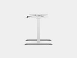 Oakywood Standing Desk Touch Frame in white – modern frame for ergonomic workspace setup | white