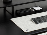 oakyblocks black sticky notes tray desk setup | black