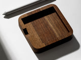 oakyblocks walnut sticky notes tray | walnut
