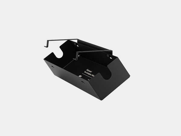 oakywood cable management tray black small size | black, small