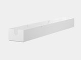 oakywood cable management tray white large size back view | white, large
