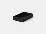 Oakywood Valet Tray in oak – stylish oak tray for desktop essentials | black, small