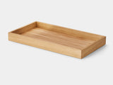 Oakywood Valet Tray in oak – sleek solid wood tray for keeping your workspace tidy | oak, large