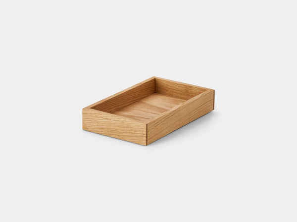 Oakywood Valet Tray in oak – practical oak tray for office or home desk | oak, small