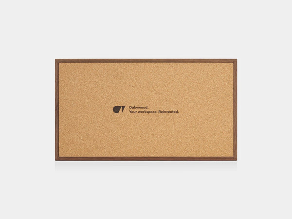 Oakywood Valet Tray in walnut – versatile dark wood tray for decluttering your workspace | walnut, large