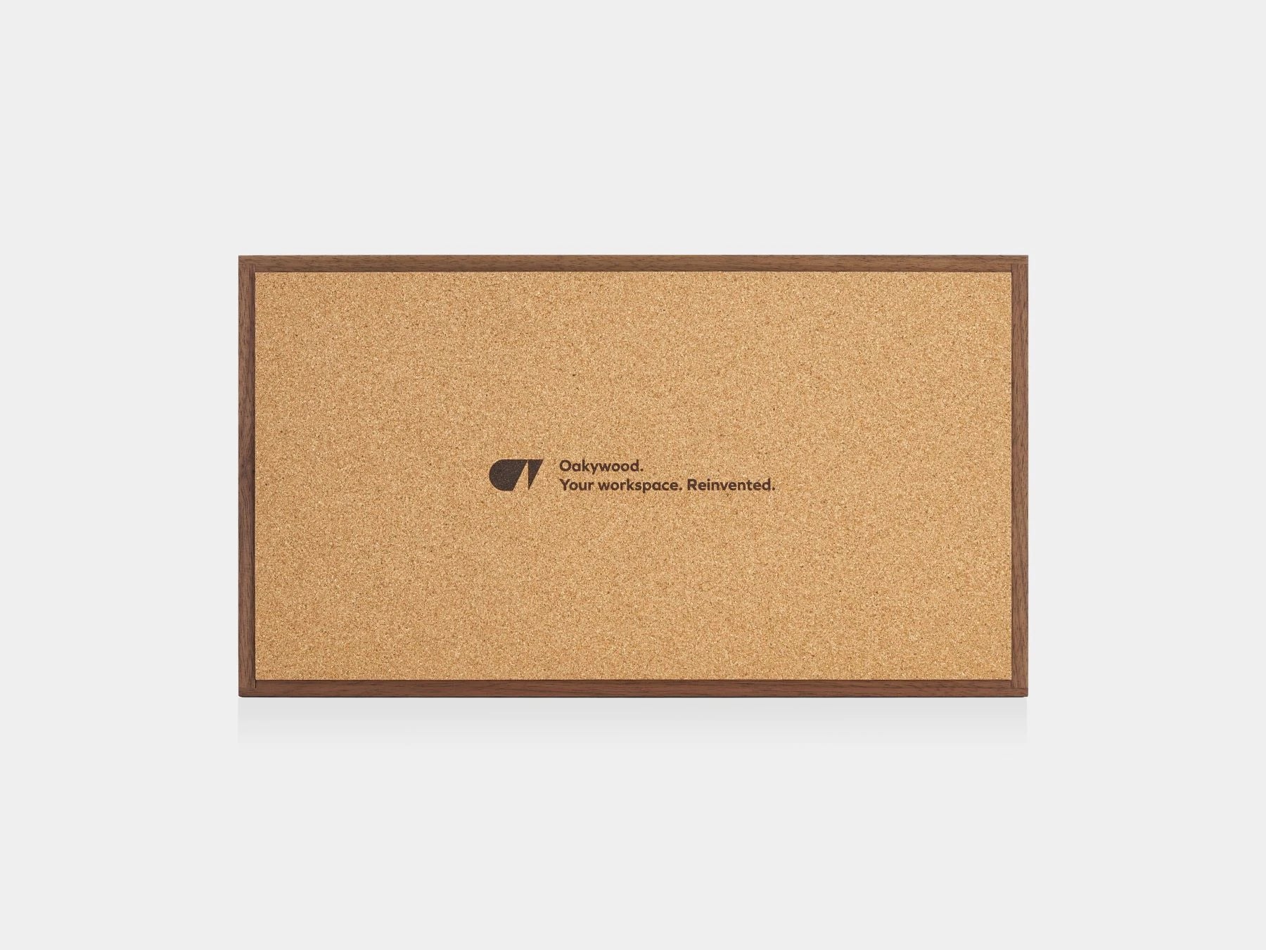 Oakywood Valet Tray in walnut – versatile dark wood tray for decluttering your workspace | walnut, large