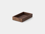 Oakywood Valet Tray in walnut – practical tray for keeping small items tidy | walnut, small