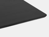 Oakywood Wooden Table Top in black – elegant wooden top for home or office | black,