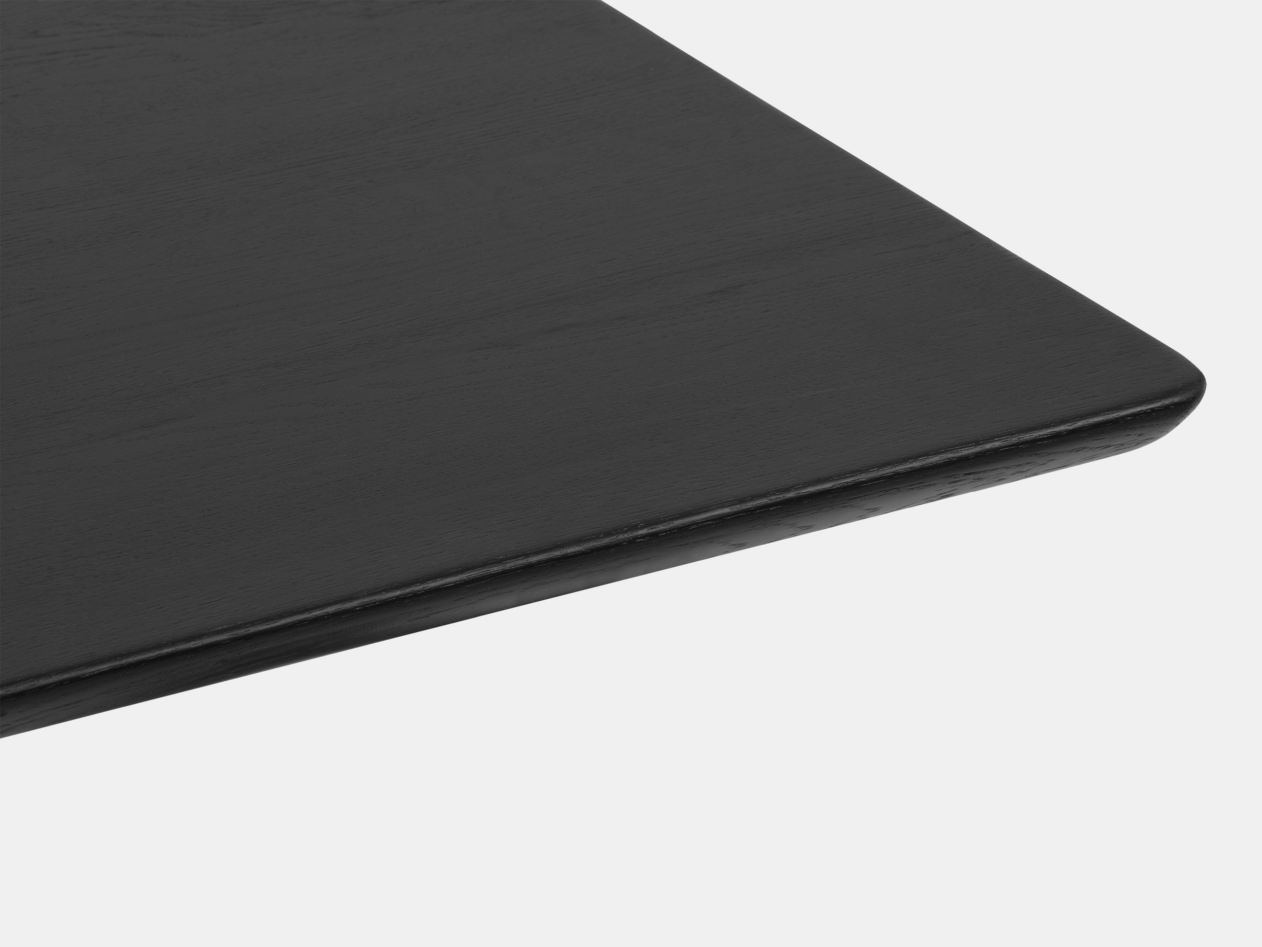Oakywood Wooden Table Top in black – elegant wooden top for home or office | black,