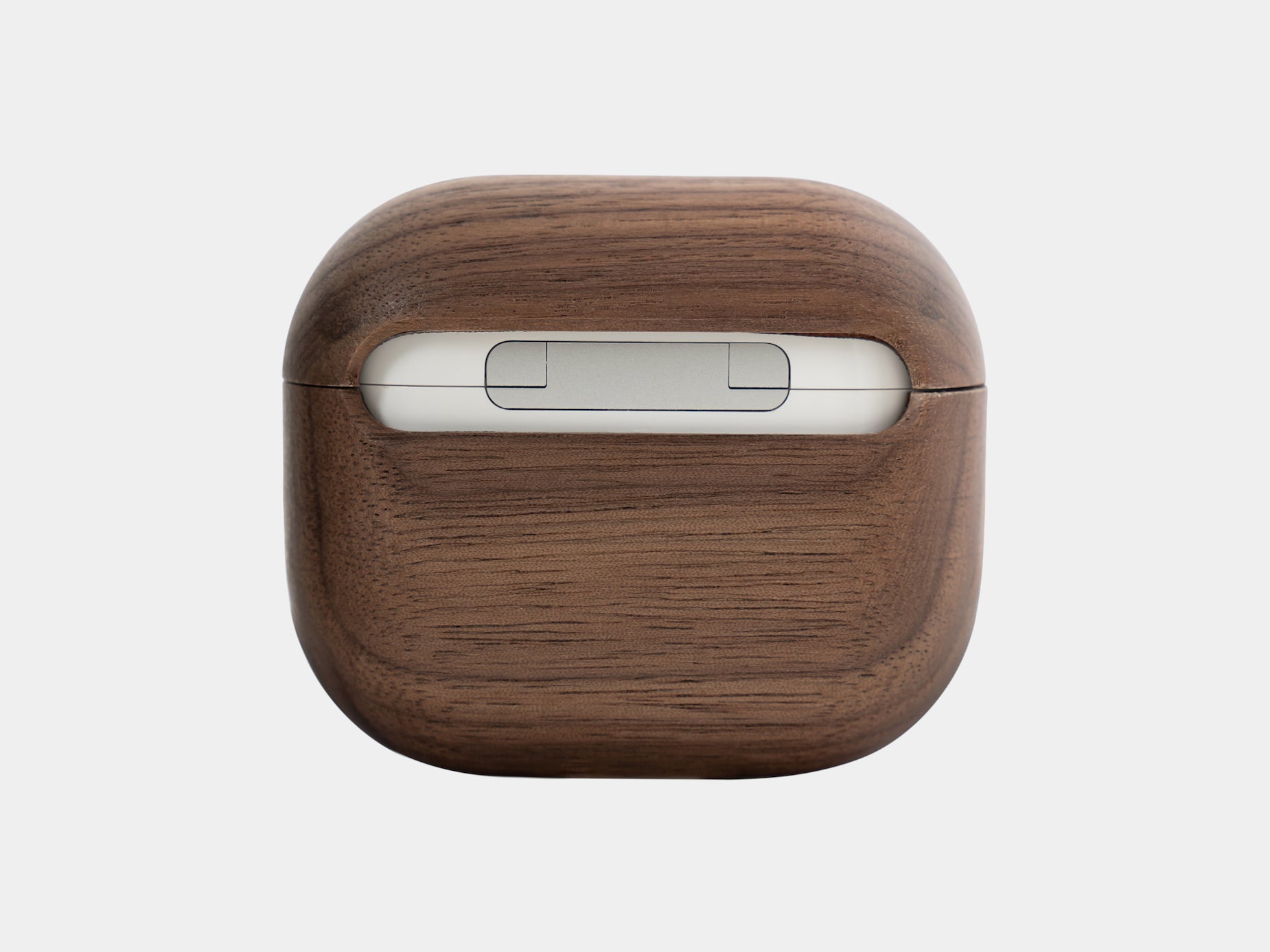 oakywood walnut wooden airpods 3 case back | walnut, airpods 3