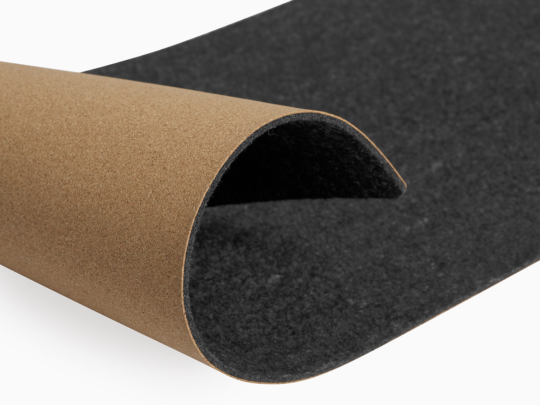 oakywood large anthracite felt desk mat closeup | anthracite, 