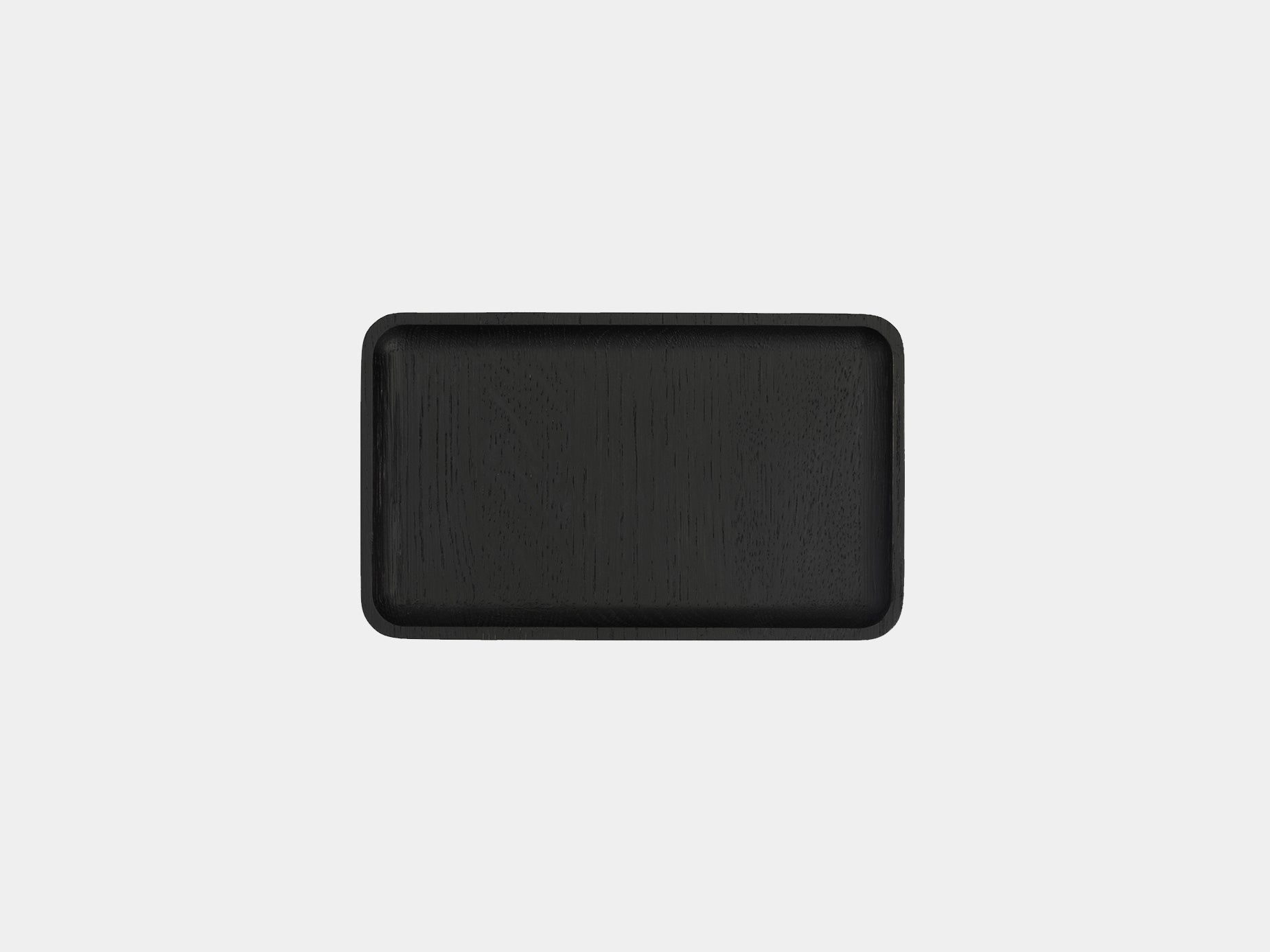 oakywood black wooden tray small size empty | black, small