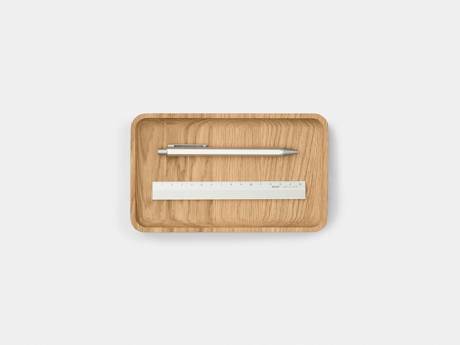 oakywood oak wooden tray small size top view | oak, small
