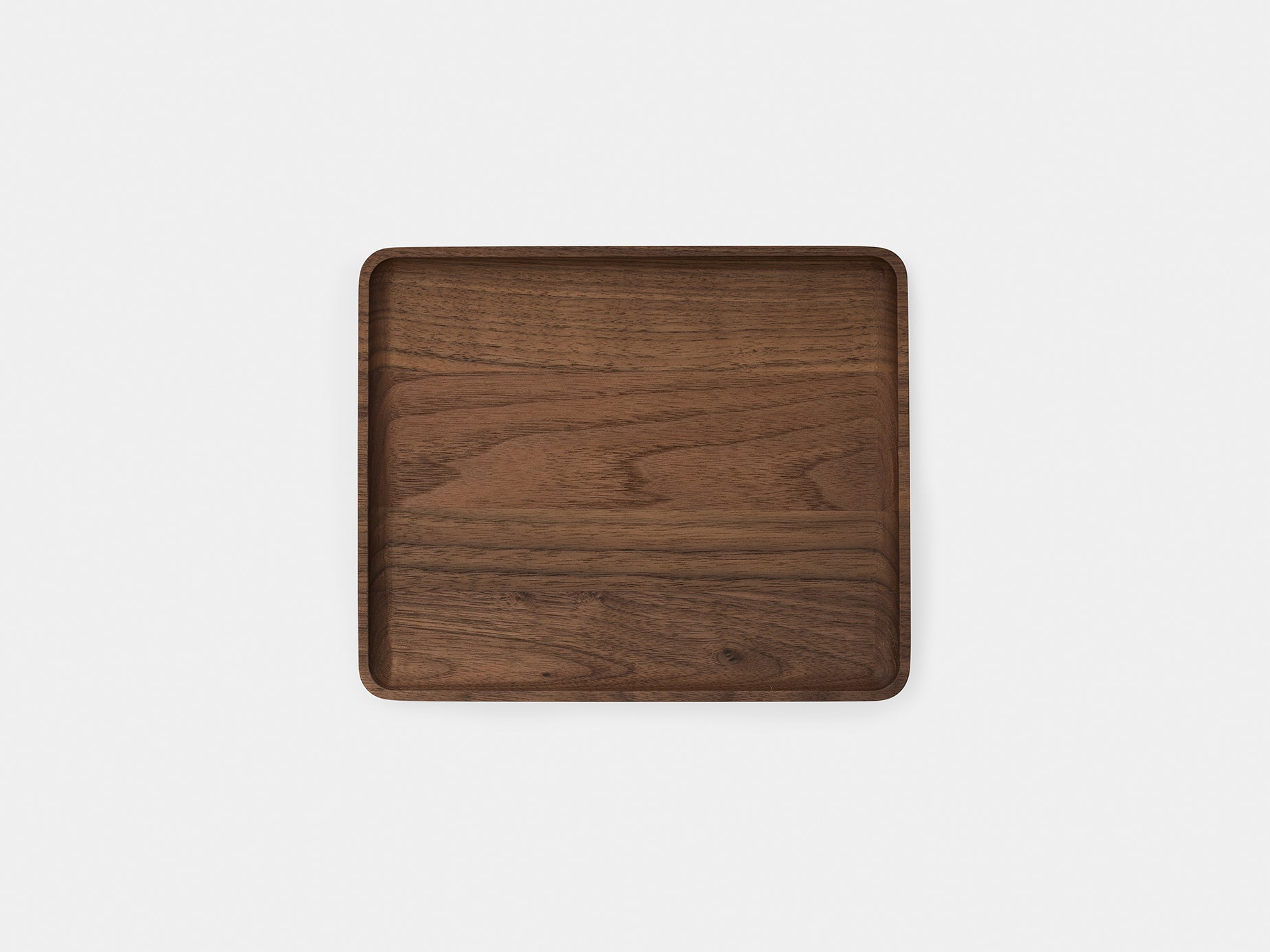 oakywood walnut wooden tray medium size empty | walnut, medium