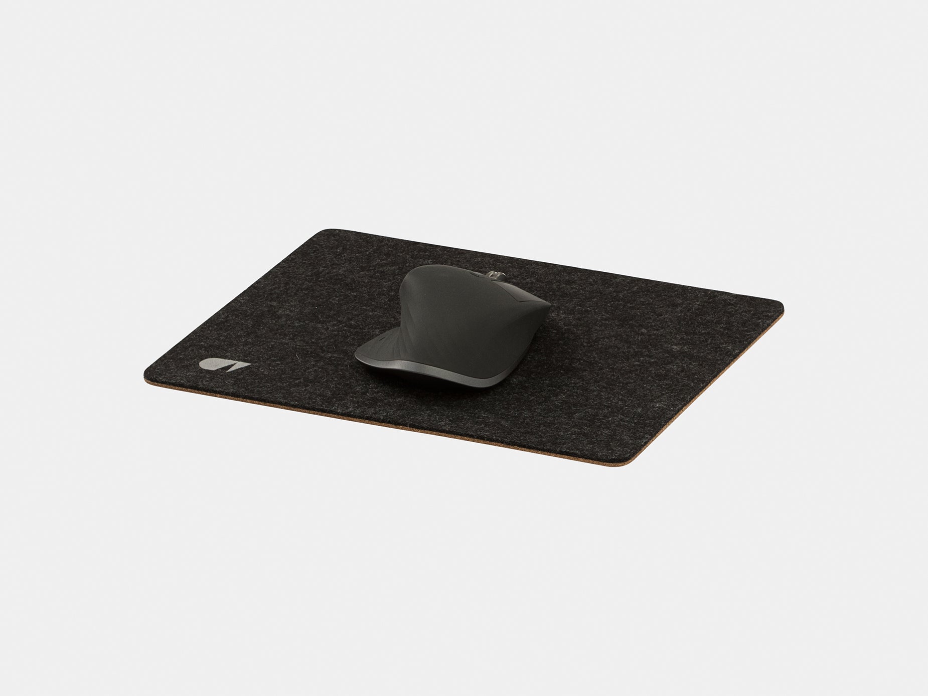 oakywood anthracite felt mouse pad | anthracite