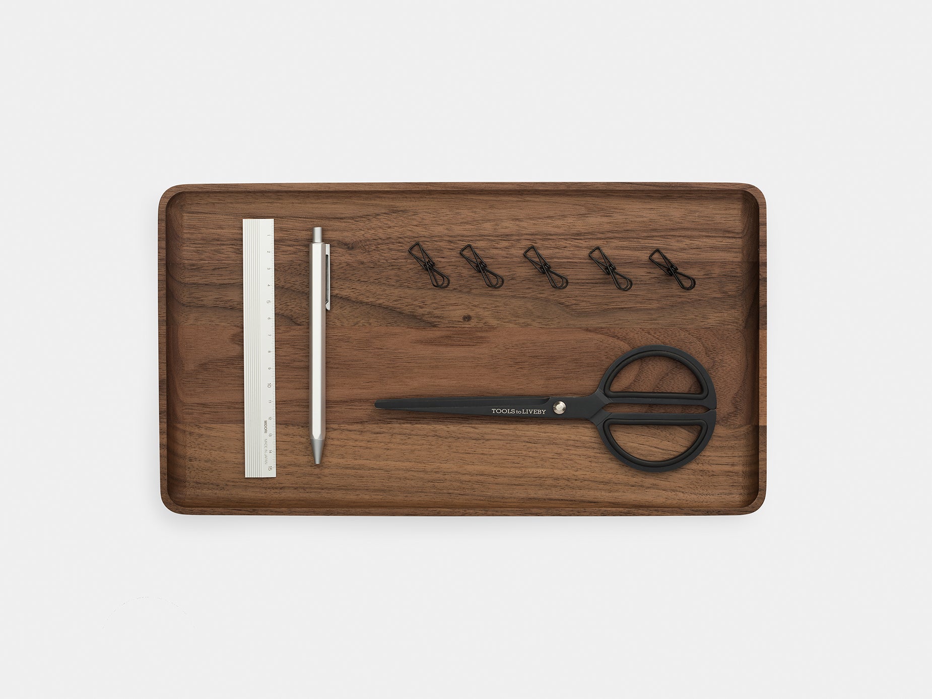 oakywood walnut wooden tray large size top view | walnut, large