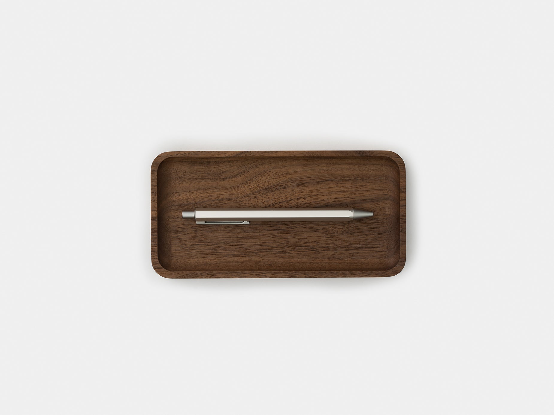 oakyblocks walnut wooden tray large size top view | walnut