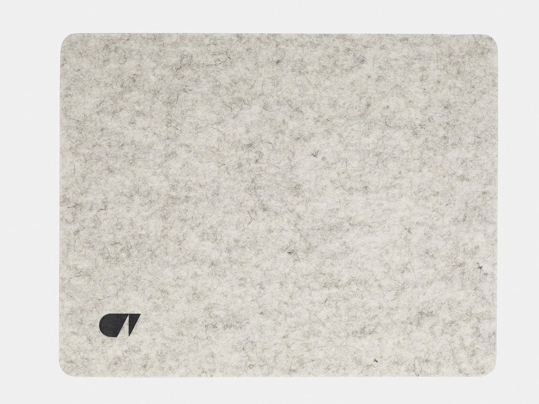 oakywood stone grey felt mouse pad | stone grey