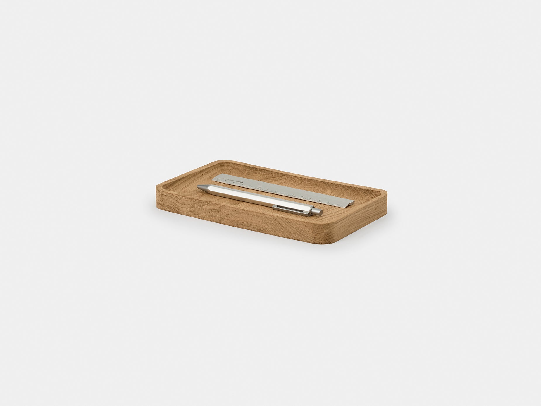 oakywood oak wooden tray small size side view | oak, small