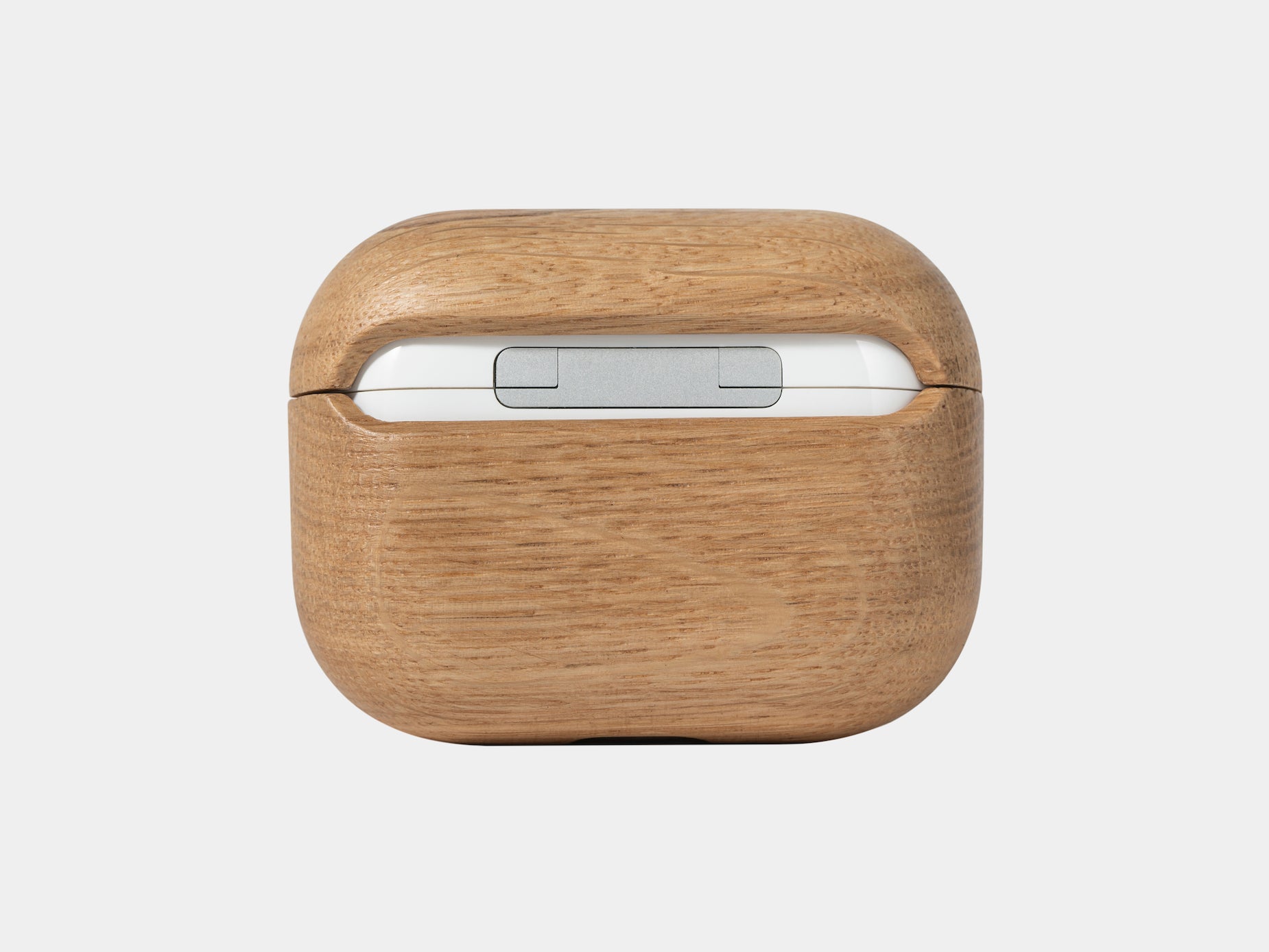 oakywood oak wooden airpods pro case back | oak, airpods pro/pro2