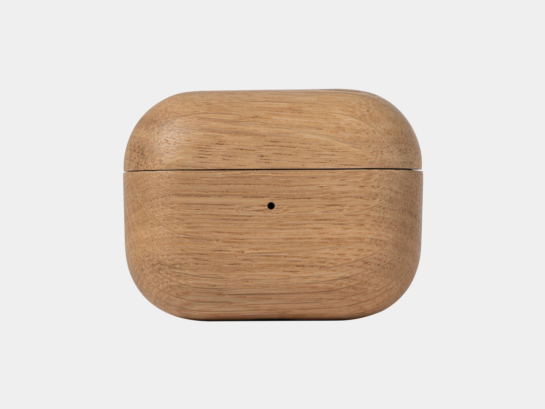 oakywood oak wooden airpods pro case front | oak, airpods pro/pro2