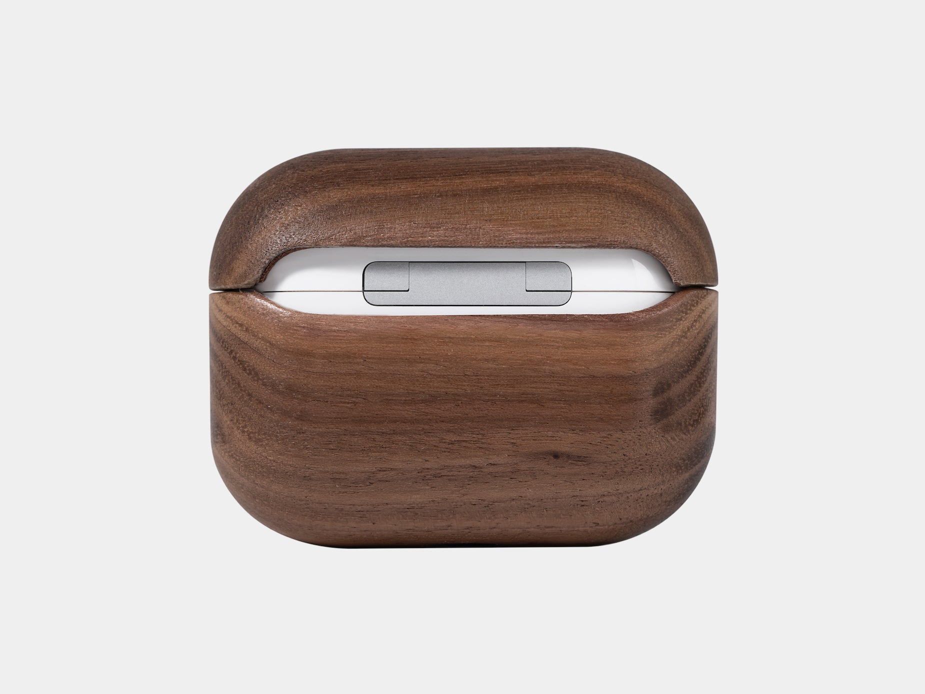 oakywood walnut wooden airpods pro case back | walnut, airpods pro/pro2