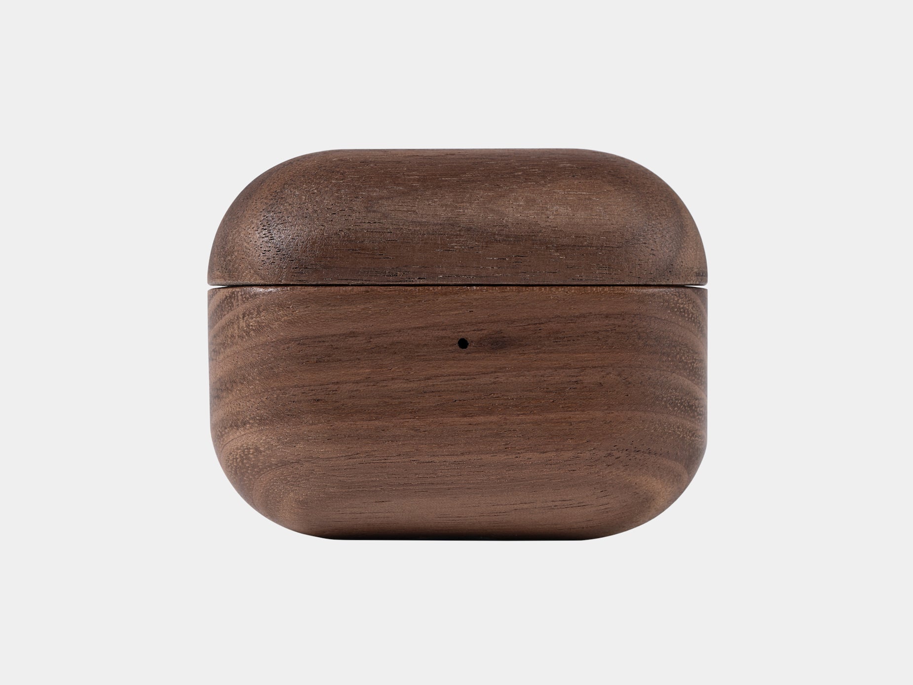 oakywood walnut wooden airpods pro case front | walnut, airpods pro/pro2